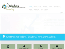 Tablet Screenshot of destinationsconsulting.com
